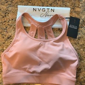 NGVTN nude pink trio bra